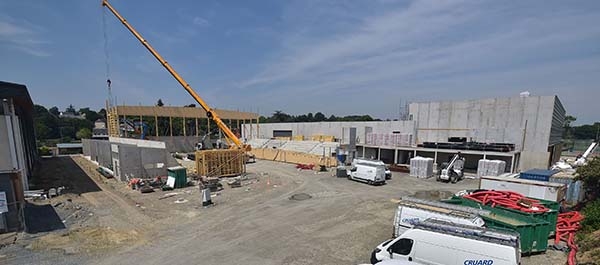 TRAVAUX DU COMPLEXE SPORTIF ROUTE DE LAVAL